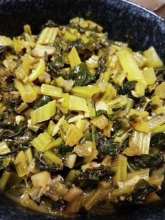 大根葉の味噌炒め-レシピのメイン写真