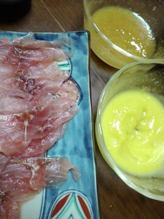 鯉の洗い用酢味噌2種-レシピのメイン写真