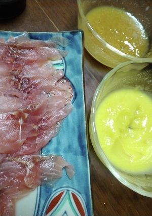鯉の洗い用酢味噌2種-レシピのメイン写真