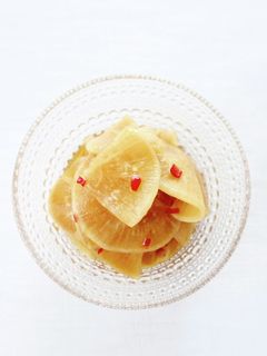 簡単手軽な【大根の甘醤油漬け】-レシピのメイン写真