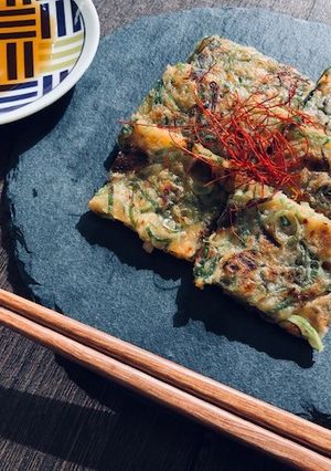 ネギたっぷりチヂミ-レシピのメイン写真