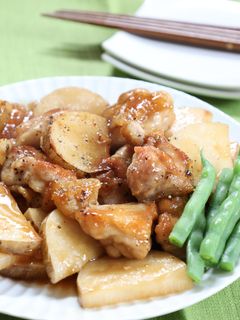 長芋と鶏の照り焼き-レシピのメイン写真