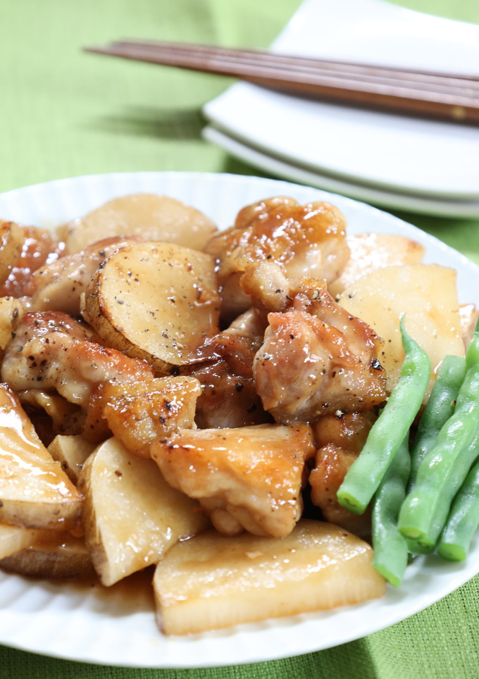 長芋と鶏の照り焼き-レシピのメイン写真