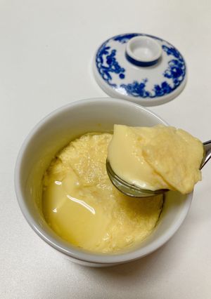 【ズボラ飯】レンジで卵豆腐1人分-レシピのメイン写真