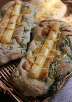 春菊のチーズツナボート-レシピのメイン写真