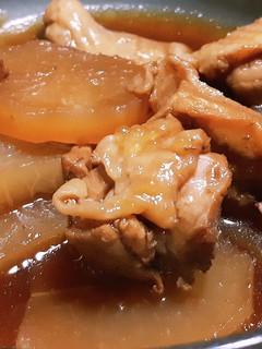 無農薬野菜・大根と鶏肉の味染み煮-レシピのメイン写真