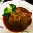デミグラスソースのロールキャベツ