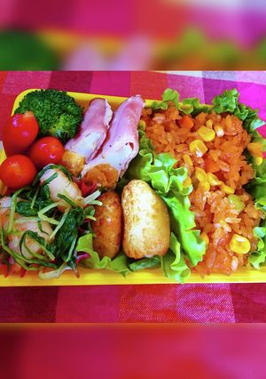 ケチャップライス弁当-レシピのメイン写真