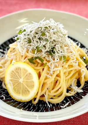 しらすとタラコのパスタ★大葉レモンの香り-レシピのメイン写真