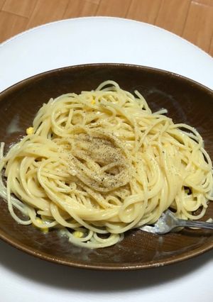 レンチン！コンポタパスタ-レシピのメイン写真