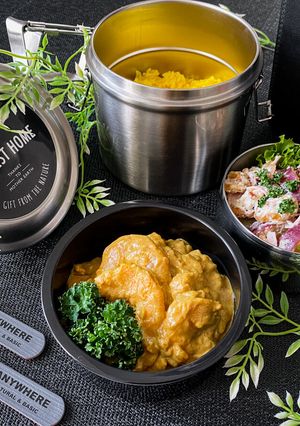 80℃,95℃ シュリンプカレー弁当-レシピのメイン写真