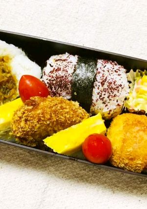 自家製コロッケ弁当-レシピのメイン写真