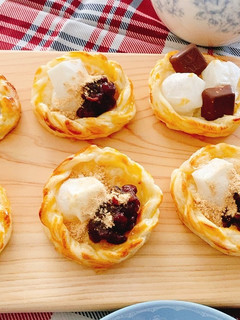 あんこときな粉餅パイ&チョコ餅パイ-レシピのメイン写真