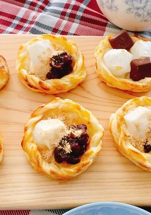 あんこときな粉餅パイ&チョコ餅パイ-レシピのメイン写真