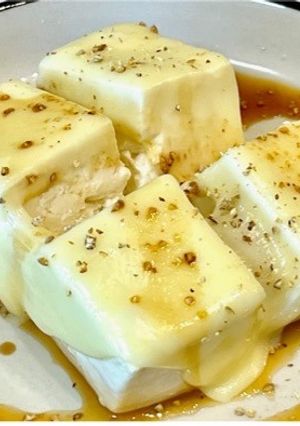 レンチンおつまみ♪ペッパーチーズ豆腐-レシピのメイン写真