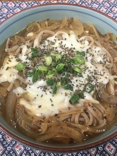 オニオングラタンそば-レシピのメイン写真