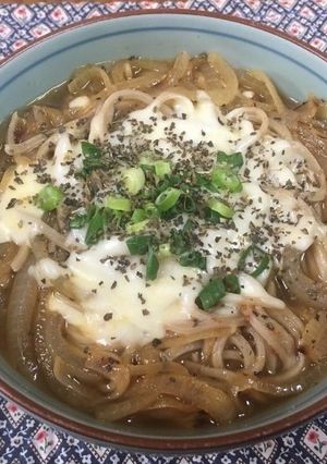 オニオングラタンそば-レシピのメイン写真