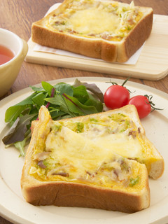 食パンのキャベツキッシュ-レシピのメイン写真