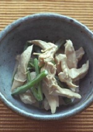 ささみといんげんのチーズソース和え-レシピのメイン写真