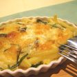 マカロニのフォンデュソース焼き