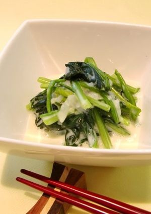 青菜とチーズの炒め煮-レシピのメイン写真