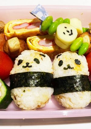 キャラ弁　パンダ-レシピのメイン写真