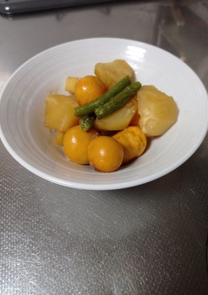 じゃが芋ときんかん（鶏の卵）の煮物-レシピのメイン写真