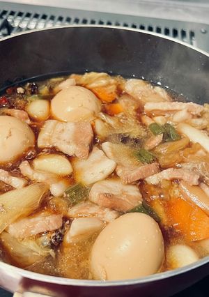 豚バラと野菜の角煮-レシピのメイン写真