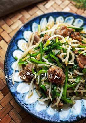 味付け最強♪♪砂肝のレバニラ炒め風-レシピのメイン写真