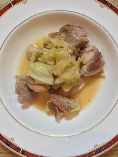 鶏もも肉ときゃべつの塩麹炒め-レシピのメイン写真
