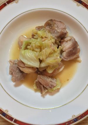 鶏もも肉ときゃべつの塩麹炒め-レシピのメイン写真