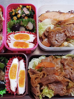 高校生息子、旦那、娘弁当(11/16)-レシピのメイン写真