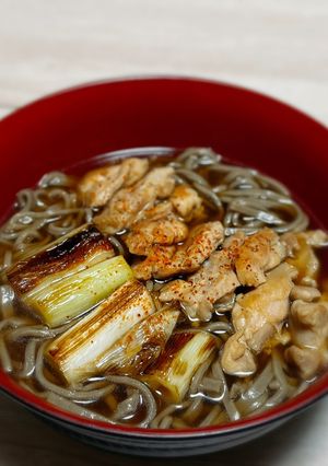 鶏もも南蛮そば-レシピのメイン写真