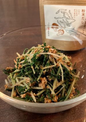 水菜とツナのさっぱり胡麻和え-レシピのメイン写真