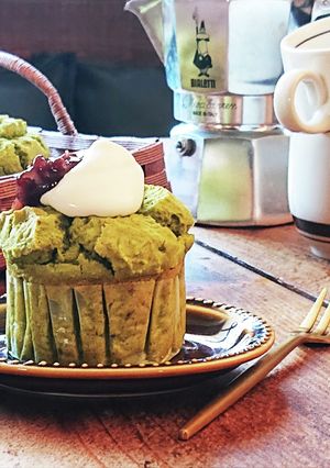 おうちパーティー★米粉で抹茶マフィン-レシピのメイン写真