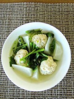 かぶと鶏団子のあんかけ-レシピのメイン写真