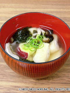 海苔香る秋の味覚お味噌汁-レシピのメイン写真