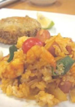 ジャンバラヤ風混ぜご飯-レシピのメイン写真
