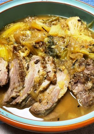 豚ブロック肉のポットロースト-レシピのメイン写真