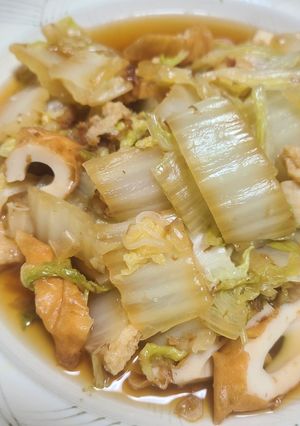 白菜とちくわの煮浸し-レシピのメイン写真
