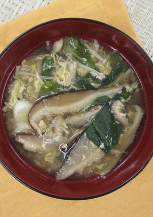干ししいたけのほっこりスープ-レシピのメイン写真