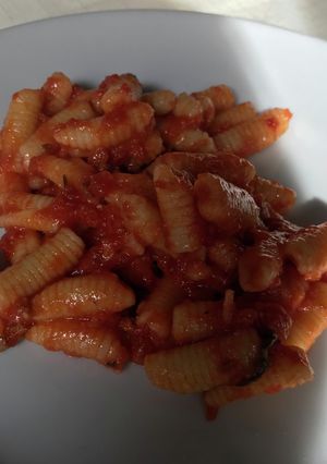 マッロレッドゥスパスタのラグーソース-レシピのメイン写真