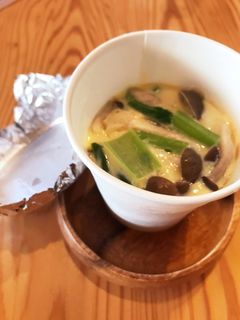 紙コップで茶碗蒸し-レシピのメイン写真