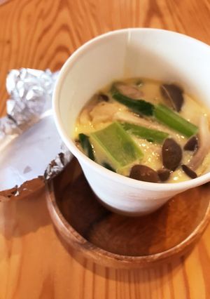 紙コップで茶碗蒸し-レシピのメイン写真