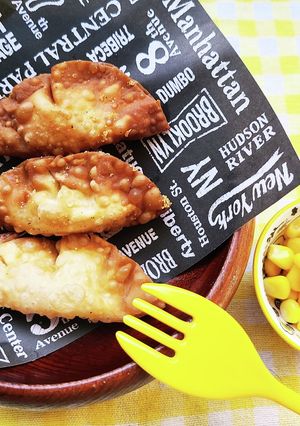 子供喜ぶ！ベーコンチーズコーン餃子！-レシピのメイン写真