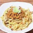 まるごと粉末だしの納豆スパゲティ