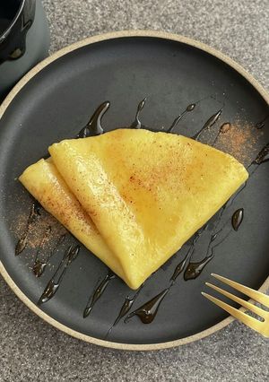 卵と砂糖と米粉だけ！もちもちクレープ-レシピのメイン写真
