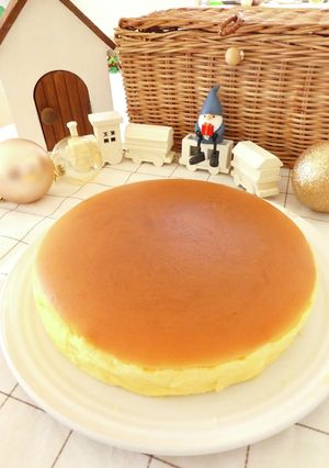 ふわっしゅわ。スフレチーズケーキ-レシピのメイン写真