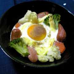 รูปของ 手抜きでソーリー≧Д≦))　目玉焼き