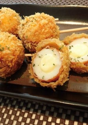 チーズちくわの串揚げ-レシピのメイン写真